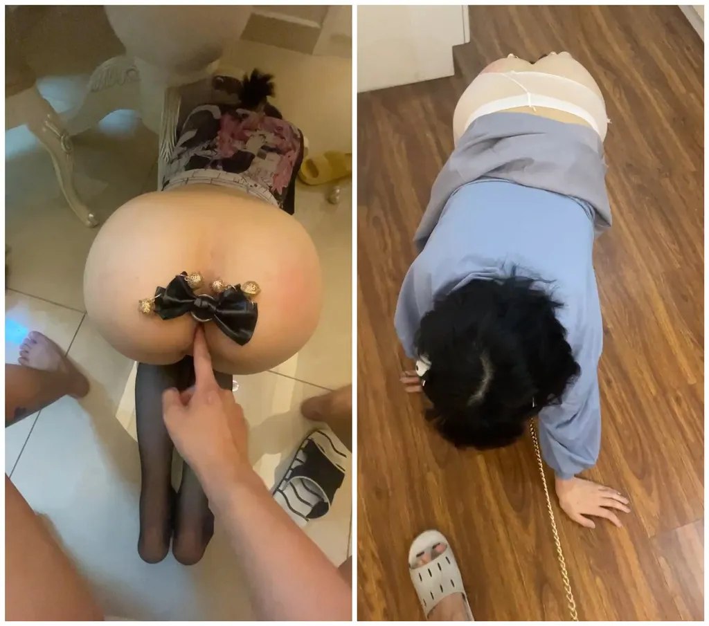 ⭐⭐【原档泄密】成都二次元白虎少女眼镜配短刘海 趴伏床面被纹身臂后入臀部被按住猛干 简直两副面孔反差感爆棚(30v)