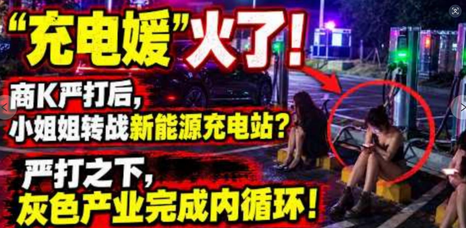 近期网络爆火的新词❤️“充电媛”彻底刷屏全网【充电媛蹲桩搭讪车主被扒 车在充电人在车震 高清无水印